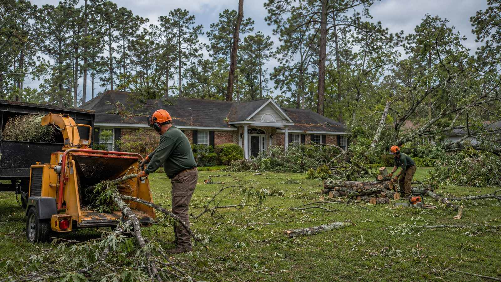 Storm Damage Cleanup in Jackson, MS